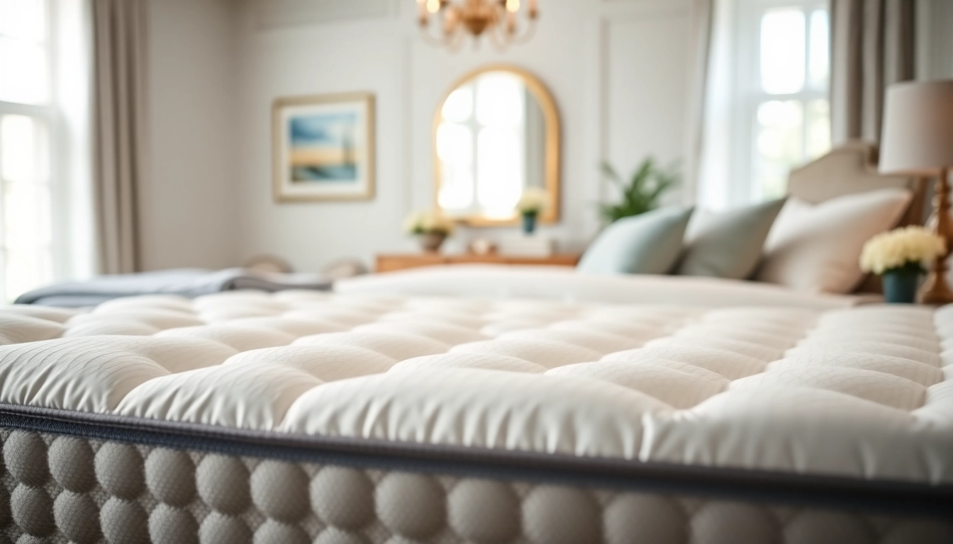 Explore the luxury and comfort of Stearns and Foster beds in a serene bedroom setting.