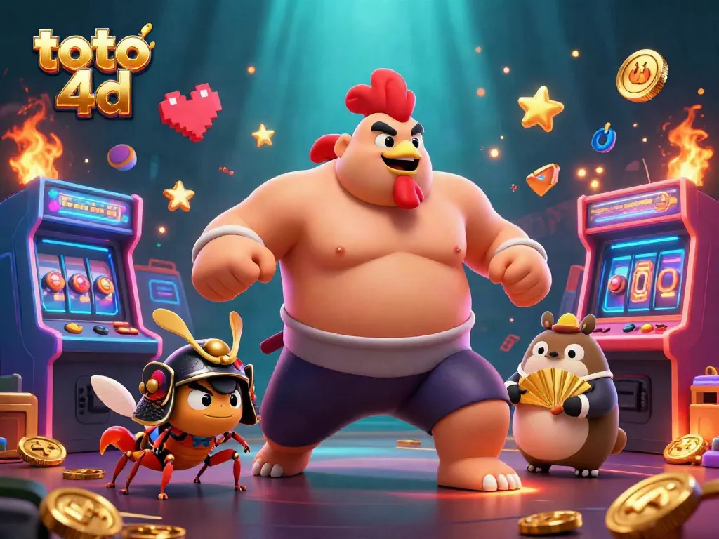 Participate in the thrilling action of toto 4d with dynamic characters and vibrant casino elements