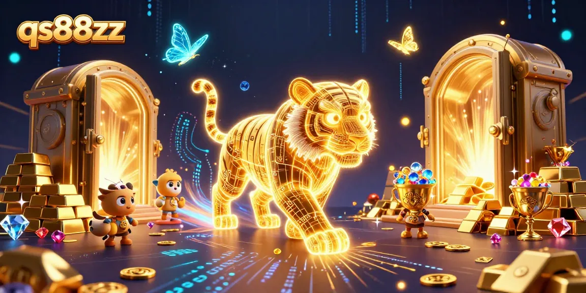 Experience thrilling gameplay with the qs88zz casino, featuring vibrant golden treasures and captivating 3D elements.