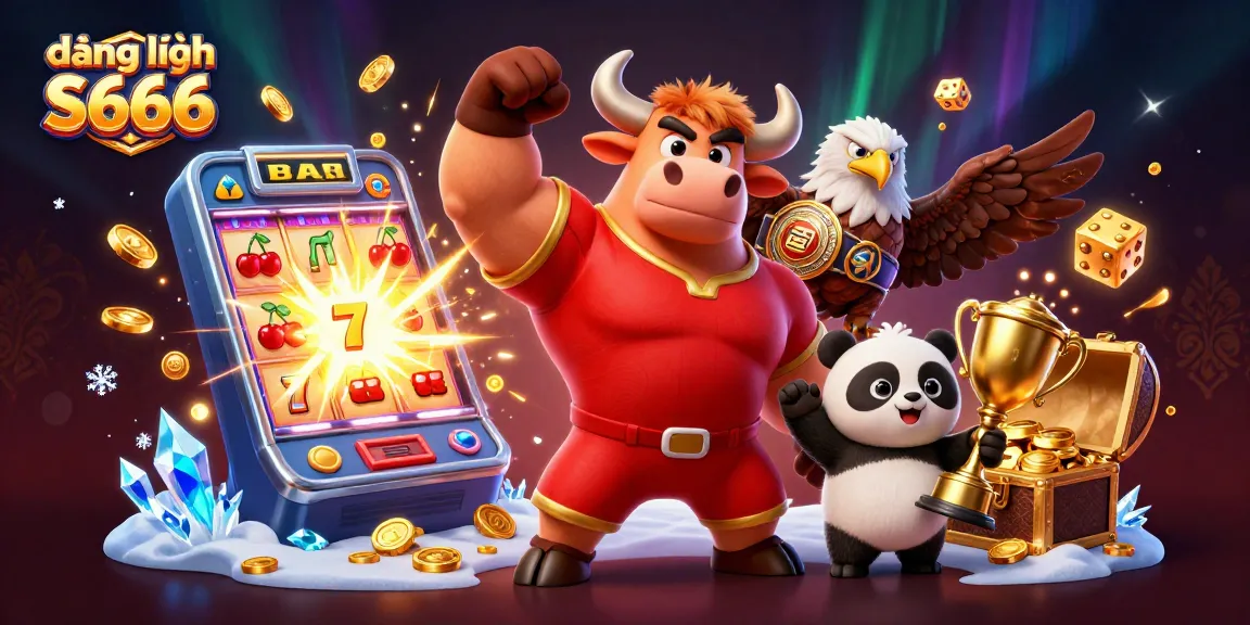 Engage in exciting gameplay at đăng nhập S666 with dynamic gaming elements exploding around a triumphant montage.