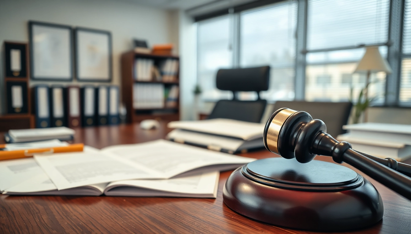 Clearwater truck accident lawyer discussing a case with a client in a professional office setting.