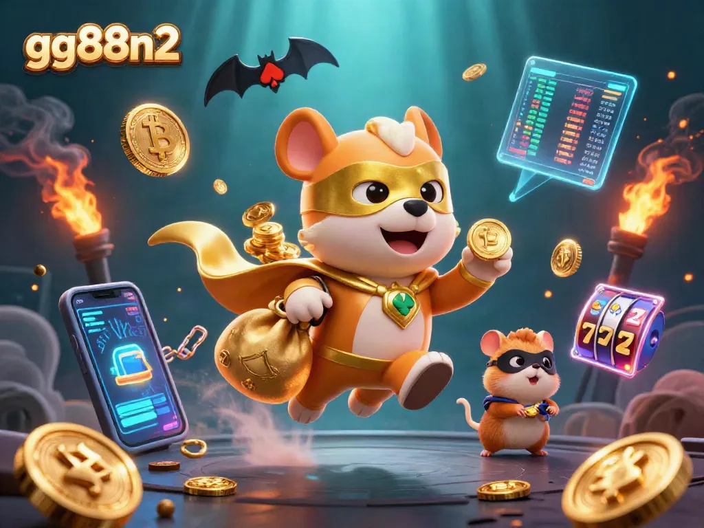 Experience thrilling wins at gg88n2 with a superhero dog in a casino adventure.
