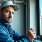 Professional plumber addressing an emergency plumbing issue in Manhattan, showcasing expertise in plumbing repairs.