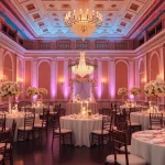 Discover the enchanting ambiance at the Best Wedding Venue Jacksonville with elegant floral arrangements.