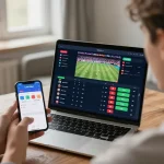 Người dùng hứng thú sử dụng Liên kết 12bet để cá cược thể thao trực tiếp tại nhà, ghi lại khoảnh khắc phấn khích