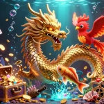 Experience the excitement of outdoor living company chesterfield county with this vibrant fantasy scene incorporating the luck of dragons and koi.