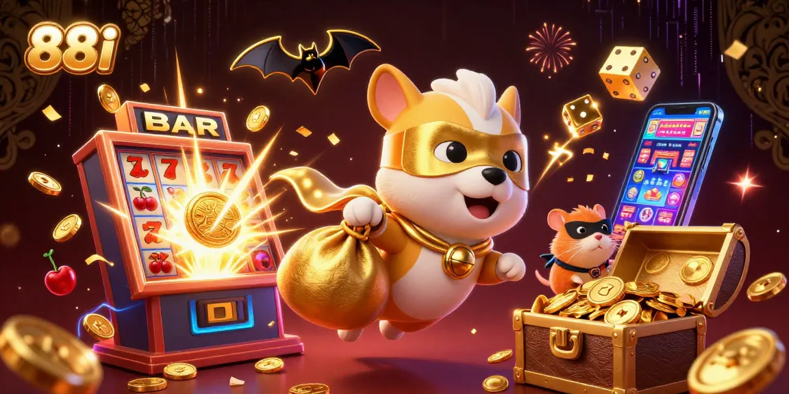 Win big at 88i with an exhilarating 3D casino adventure featuring a superhero dog.