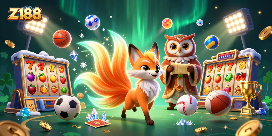 Experience thrilling gameplay at Z188 with an artistic depiction of vibrant casino elements.