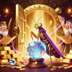 Win massive rewards at red88 with a lively 3D cartoon casino scene featuring lucky fortune tellers and treasures.