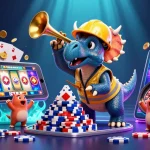 Play at hubet and experience thrilling gaming moments with a dynamic 3D casino illustration.