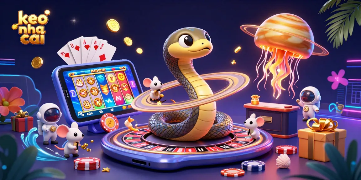 Experience the thrill of keo nha cai with astronaut mice betting on the cosmic roulette wheel!