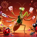 Experience the excitement of LV88 with vibrant characters in a dynamic casino scene.
